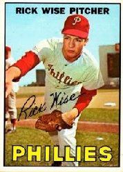 1967 Topps Baseball Cards      037      Rick Wise